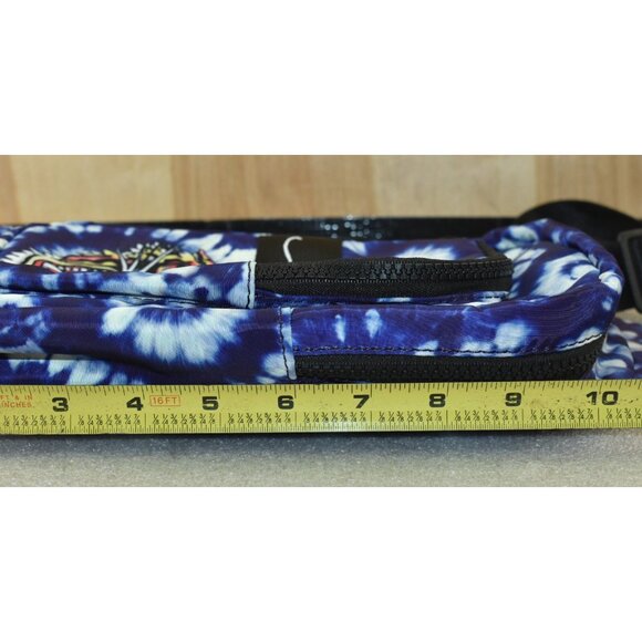 Ed Hardy Blue and Black Tie-Dye Shoulder Bag - Picture 12 of 14
